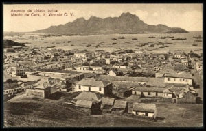 Postal antigua de la isla de San Vicente (Cabo Verde)