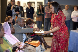 Saida Elkinani, durante la presentación del recetario 'África en los fogones'