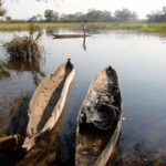 Desde Boro parten los mokoros por el delta (© Strubell/Martínez-Pantoja)