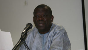 El escritor Amadou Ndoye