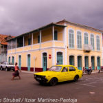 Cruce en Santo Tomé, capital del país