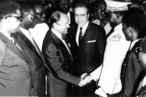 Firma de la primera convención entre la Comunidad Económica Europea y los países ACP en Lomé, el 28 de febrero de 1975 (© Parlamento Europeo)
