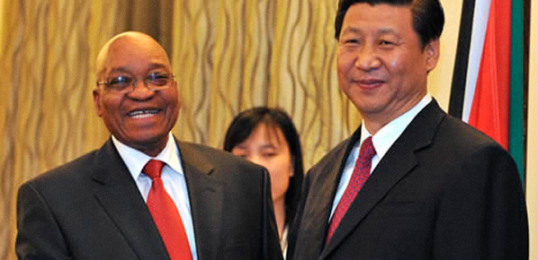 Xin Jinping, junto a Jacob Zuma, en su visita a Sudáfrica en noviembre de 2010 (Imagen: Gobierno de Sudáfrica).
