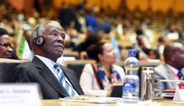 Mbeki, en la Asamblea de la Unión Africana de enero de 2015. Imagen: DoC