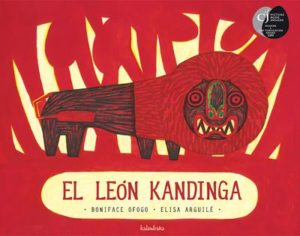 Portada de «El león kandinga», de Boniface Ofogo
