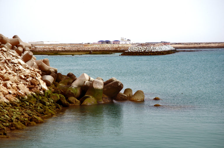 Vista de la zona de expansión industrial portuaria