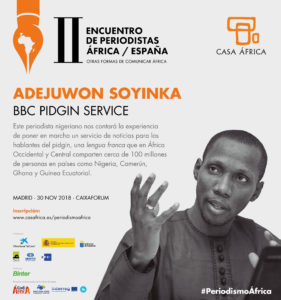 Adejuwon Soyinka, editor de BBC Pidgin