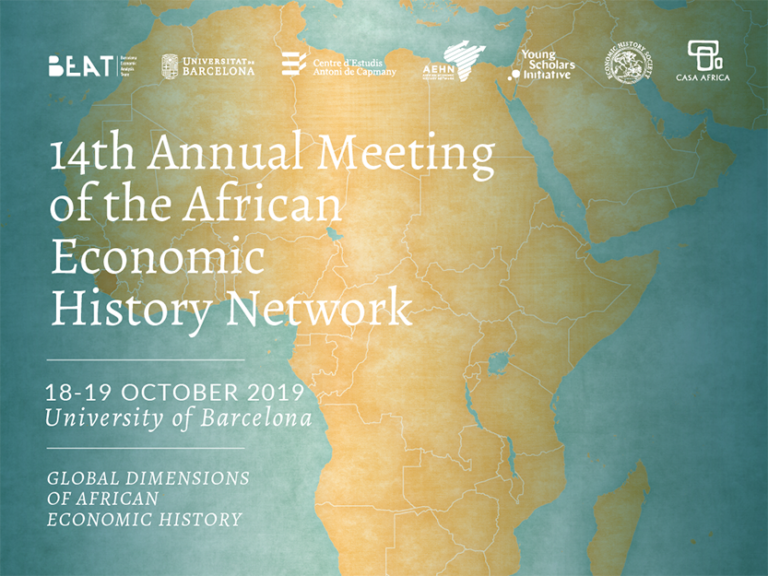 Congreso Internacional sobre historia económica de África Universidad de Barcelona, 18-19 de octubre de 2019
