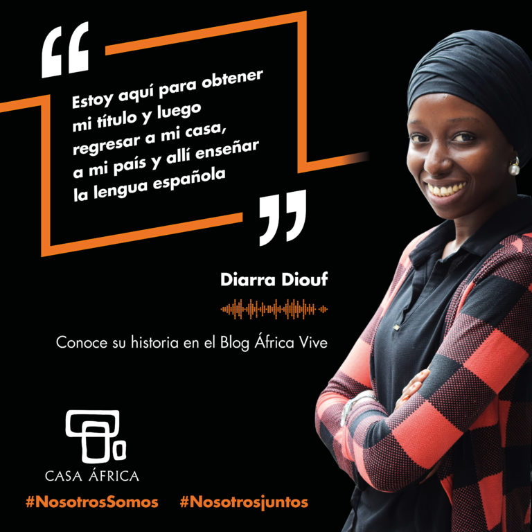 Diarra Diouf es estudiante del Máster El Español y su Cultura en la ULPGC