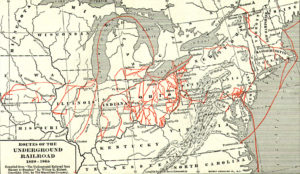 Mapa del ferrocarril subterráneo. Wikipedia.