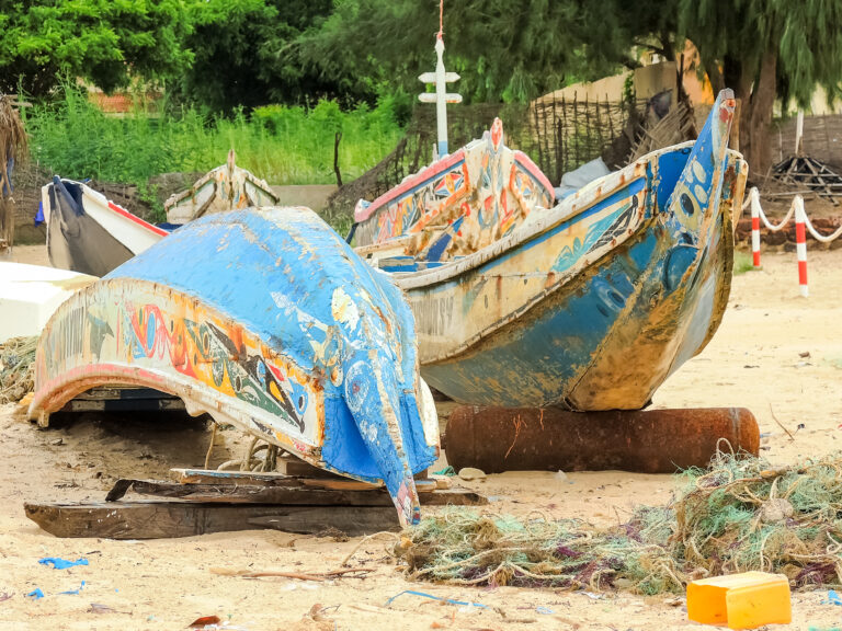 Cayucos de la costa de Senegal ©Cribea para Adobe Stock